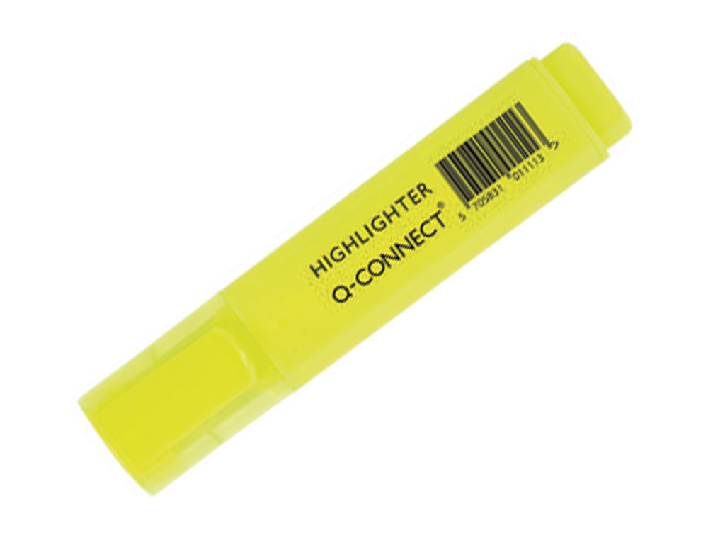 ROTULADOR Q-CONNECT FLUORESCENTE SURTIDO CAJA DE 4 UNIDADES COLORES SURTIDOS